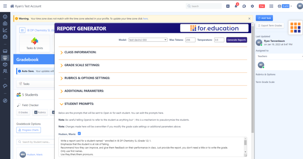 Reports by for education for education